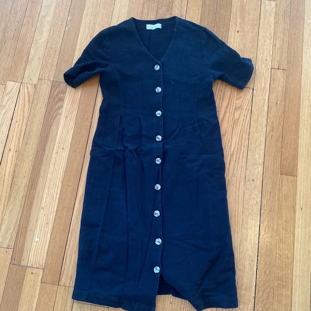 OAK + FORT Black Mini Dress